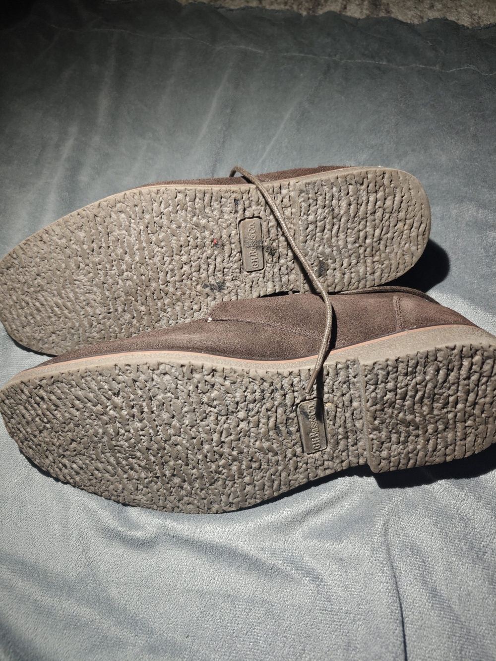 G.H. Bass & Co. Dark Brown Suede Chukka Boots Mens 12 - Picture 3 of 4